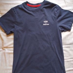 Size S Vans x Paterson navy T-shirt